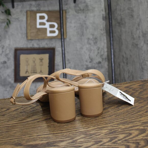 NWT A New Day Womens Block Sonora Heels 83821301 Tan Brown 11M - Picture 8 of 9